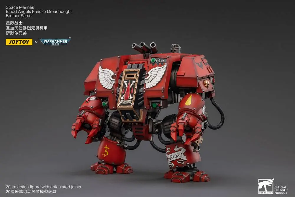 Warhammer 40k Akčná figúrka 1/18 Blood Angels Furioso Dreadnought Brother Samel 20 cm termékfotó