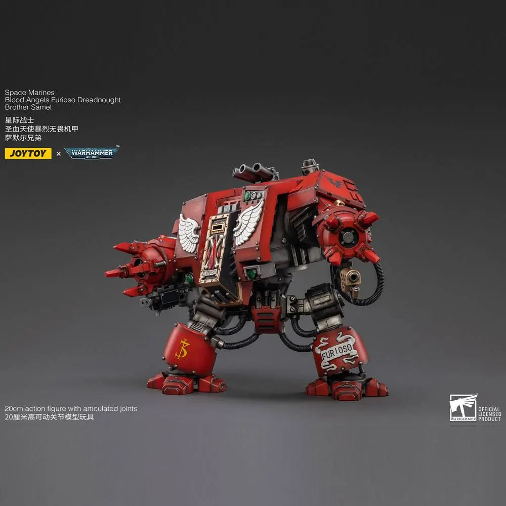 Warhammer 40k Akčná figúrka 1/18 Blood Angels Furioso Dreadnought Brother Samel 20 cm termékfotó