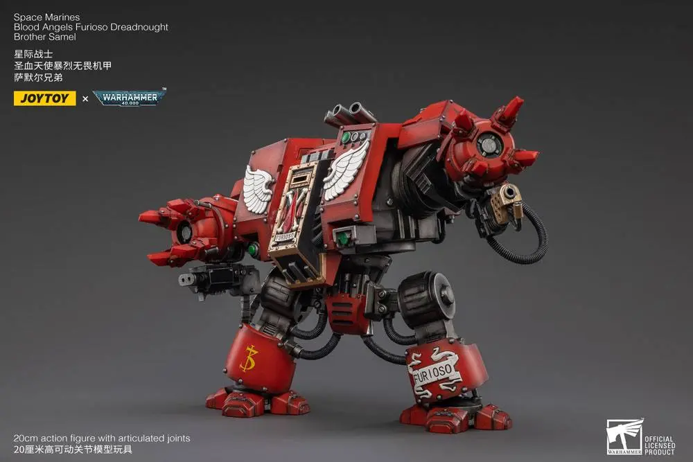 Warhammer 40k Akčná figúrka 1/18 Blood Angels Furioso Dreadnought Brother Samel 20 cm termékfotó