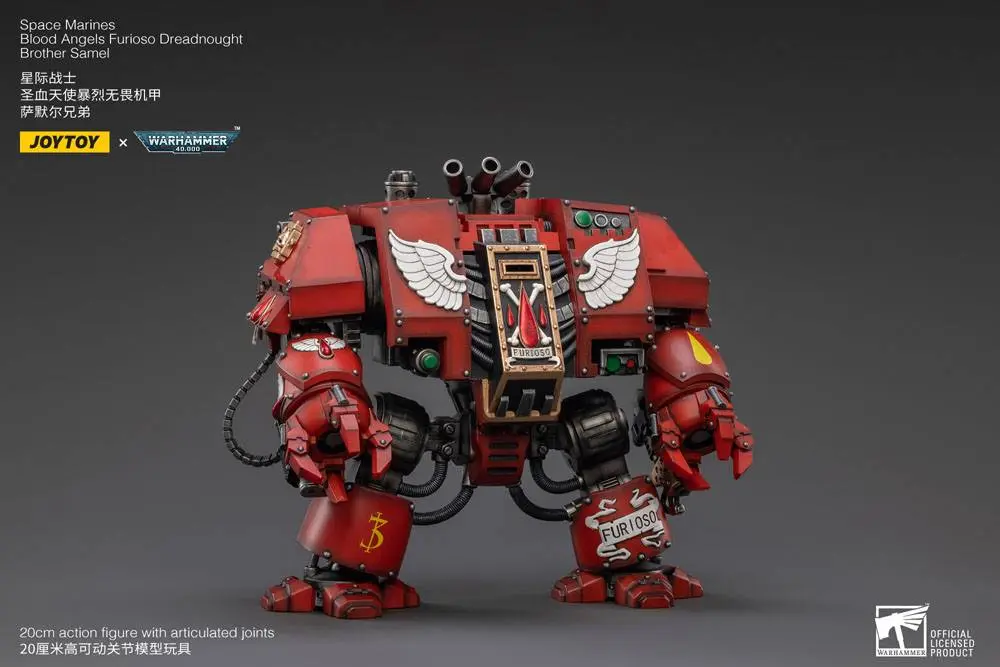 Warhammer 40k Akčná figúrka 1/18 Blood Angels Furioso Dreadnought Brother Samel 20 cm termékfotó