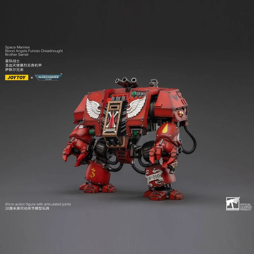 Warhammer 40k Akčná figúrka 1/18 Blood Angels Furioso Dreadnought Brother Samel 20 cm termékfotó