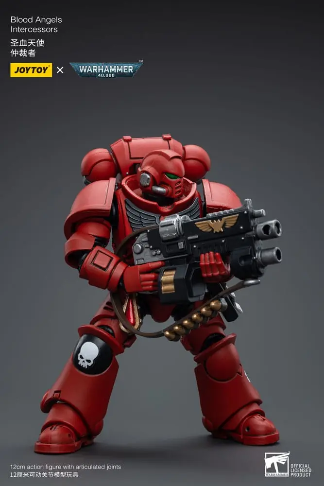 Warhammer 40k Action Figure 1/18 Blood Angels Intercessors 12 cm termékfotó