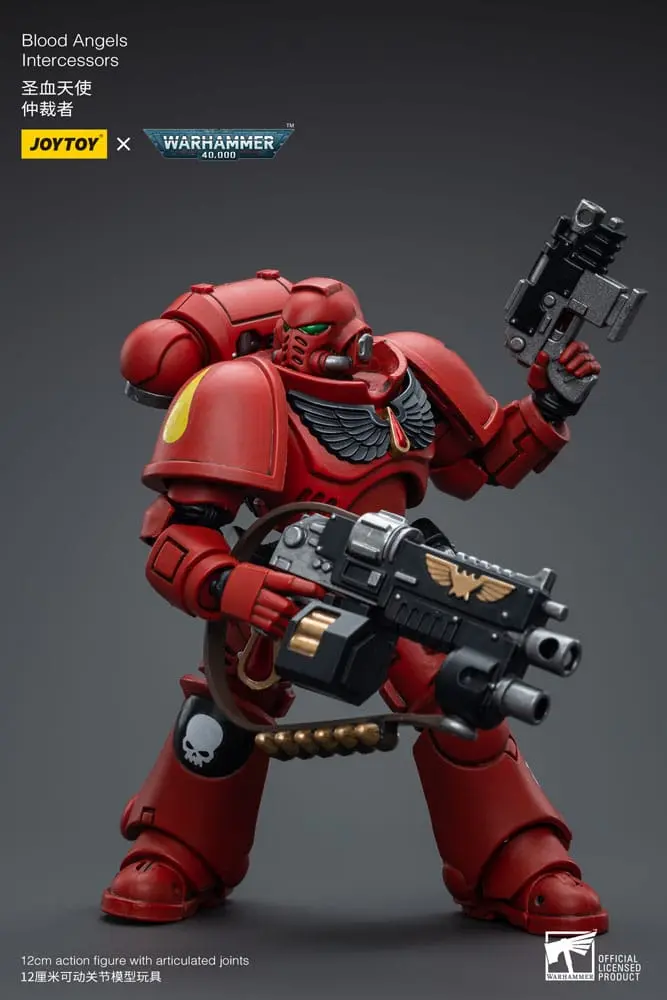 Warhammer 40k Action Figure 1/18 Blood Angels Intercessors 12 cm termékfotó