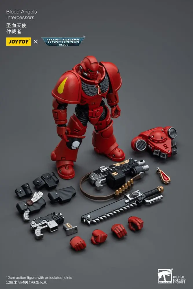 Warhammer 40k Action Figure 1/18 Blood Angels Intercessors 12 cm termékfotó