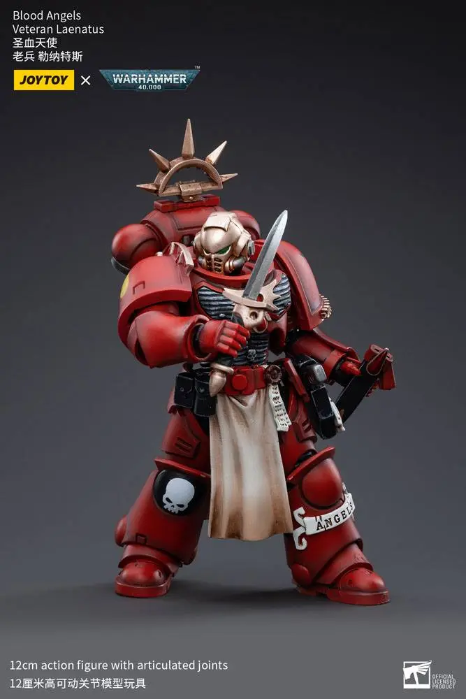 Warhammer 40k Akčná figúrka 1/18 Blood Angels Veteran Laenatus 12 cm termékfotó