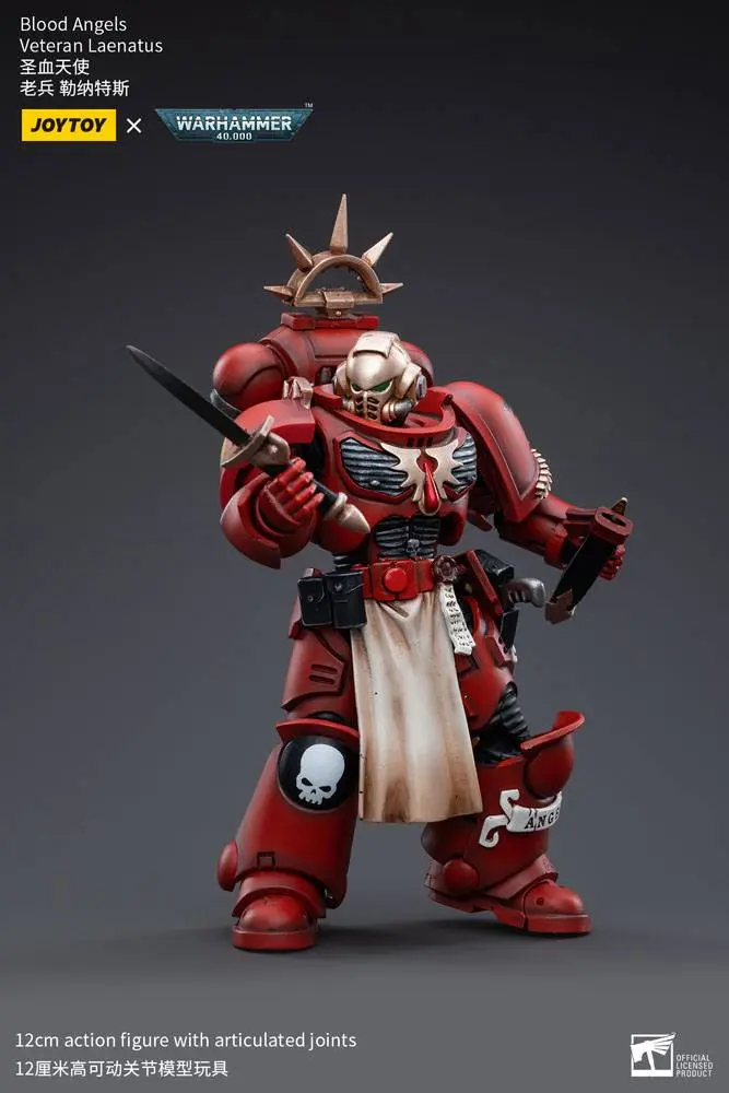 Warhammer 40k Akčná figúrka 1/18 Blood Angels Veteran Laenatus 12 cm termékfotó