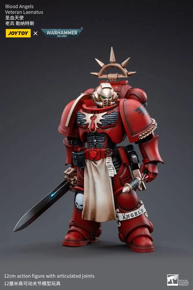 Warhammer 40k Akčná figúrka 1/18 Blood Angels Veteran Laenatus 12 cm termékfotó