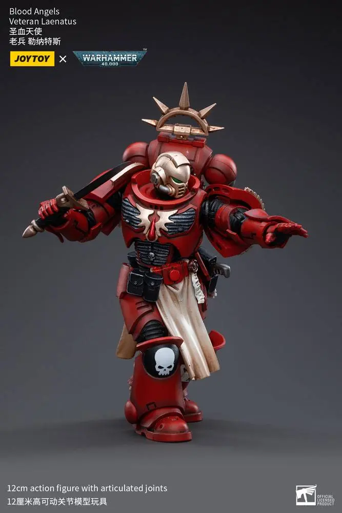 Warhammer 40k Akčná figúrka 1/18 Blood Angels Veteran Laenatus 12 cm termékfotó