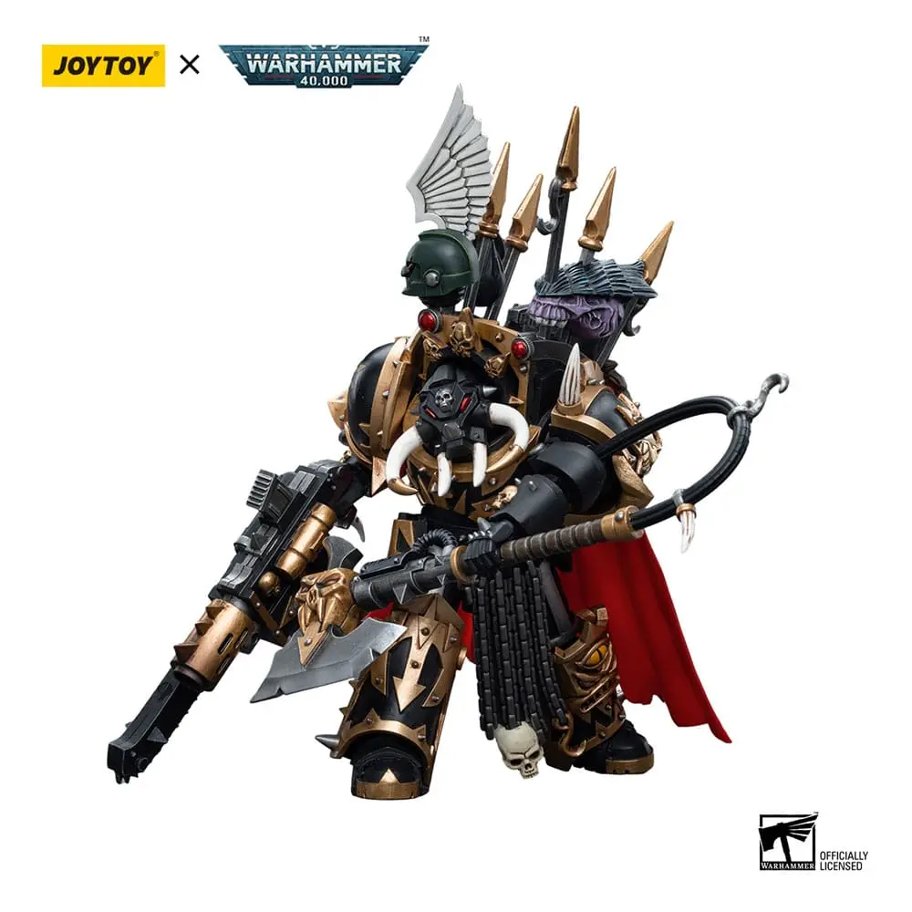 Warhammer 40k Akčná figúrka 1/18 Chaos Space Marines Black Legion Chaos Lord v Terminator Armour 12 cm produktová fotografia