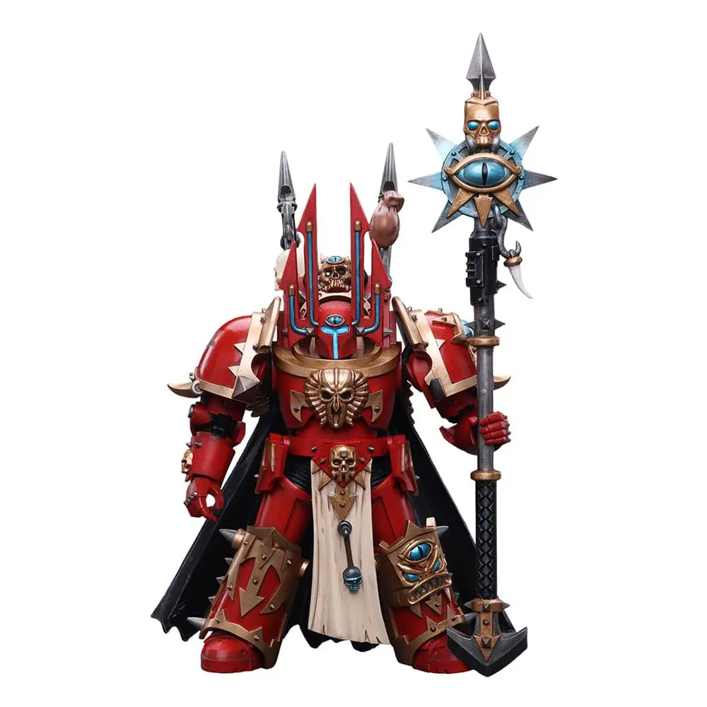 Warhammer 40k Akčná figúrka 1/18 Chaos Space Marines Crimson Slaughter Sorcerer Lord in Terminator Armour 12 cm produktová fotografia