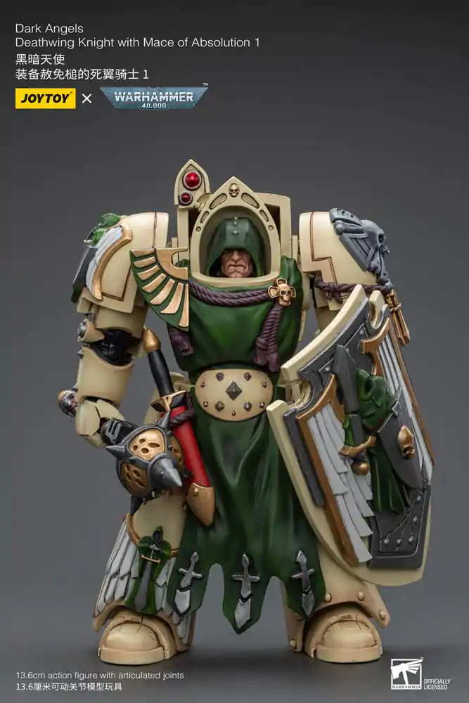 Warhammer 40k figúrka 1/18 Dark Angels Deathwing Knight with Mace of Absolution 12 cm termékfotó