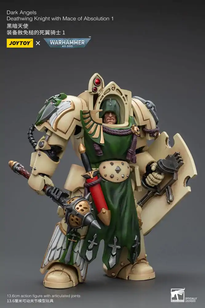 Warhammer 40k figúrka 1/18 Dark Angels Deathwing Knight with Mace of Absolution 12 cm termékfotó