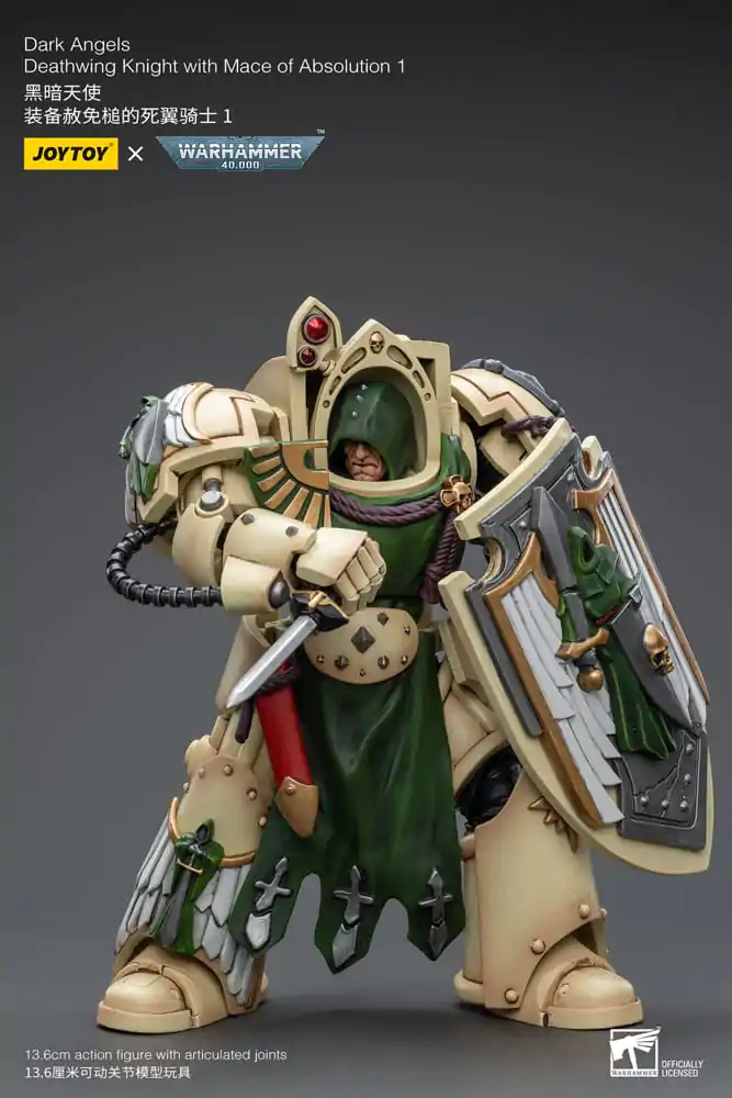 Warhammer 40k figúrka 1/18 Dark Angels Deathwing Knight with Mace of Absolution 12 cm termékfotó