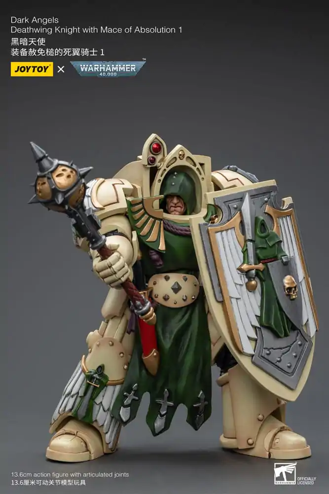 Warhammer 40k figúrka 1/18 Dark Angels Deathwing Knight with Mace of Absolution 12 cm termékfotó