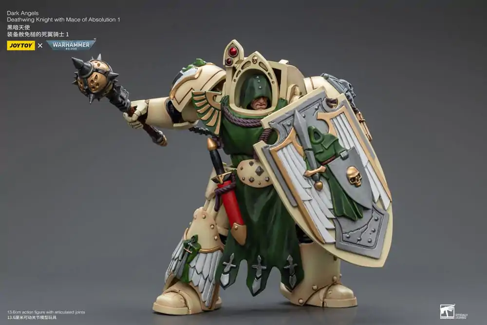 Warhammer 40k figúrka 1/18 Dark Angels Deathwing Knight with Mace of Absolution 12 cm termékfotó