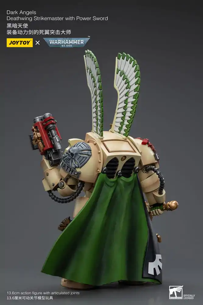 Warhammer 40k figúrka 1/18 méretarányban Dark Angels Deathwing Strikemaster a Hatalom kardjával 12 cm termékfotó