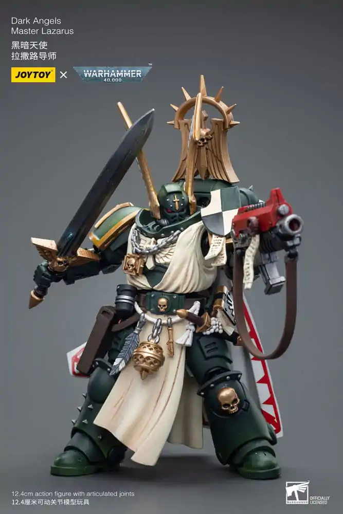 Warhammer 40k Akčná figúrka 1/18 Dark Angels Master Lazarus 12 cm termékfotó