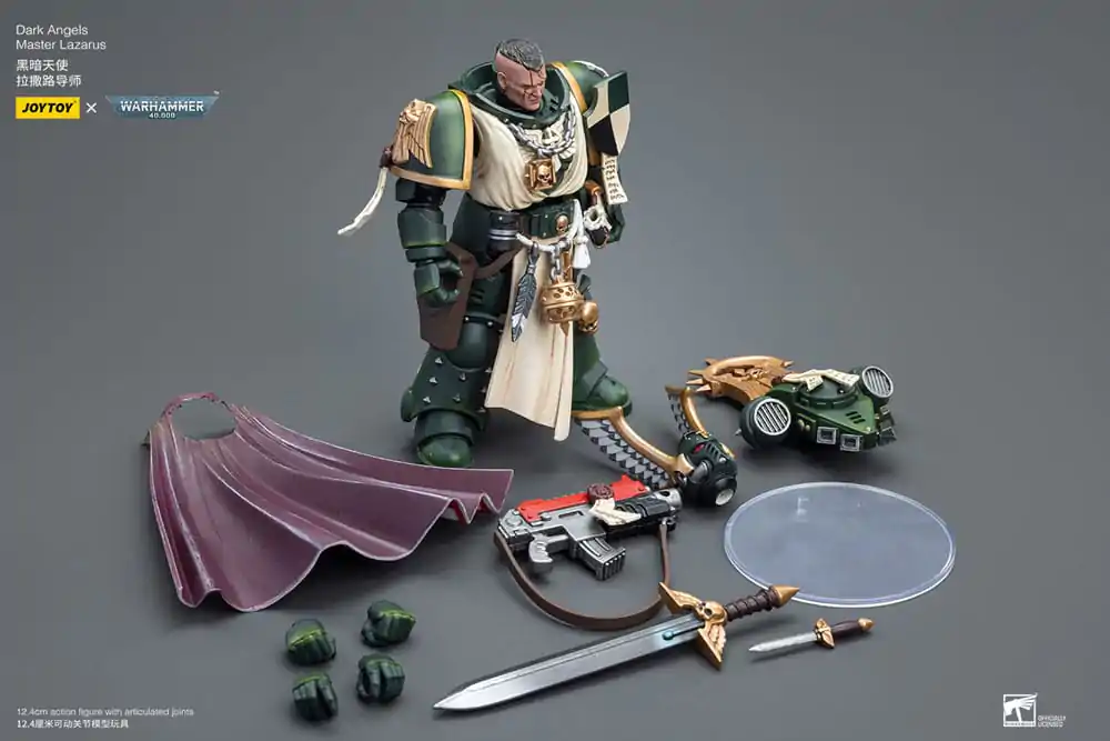 Warhammer 40k Akčná figúrka 1/18 Dark Angels Master Lazarus 12 cm termékfotó