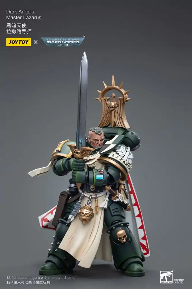 Warhammer 40k Akčná figúrka 1/18 Dark Angels Master Lazarus 12 cm termékfotó