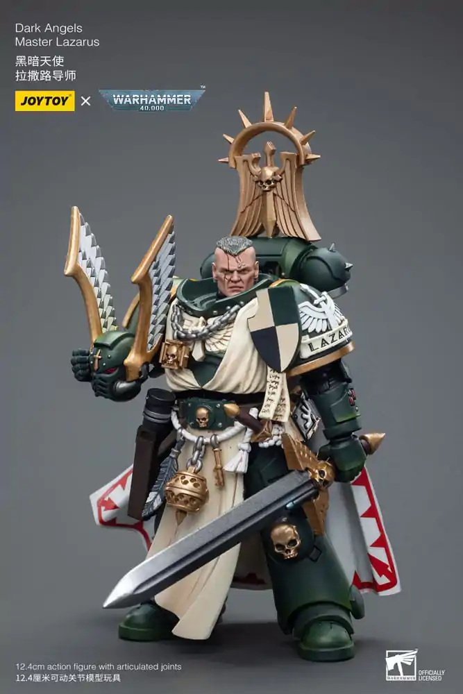 Warhammer 40k Akčná figúrka 1/18 Dark Angels Master Lazarus 12 cm termékfotó