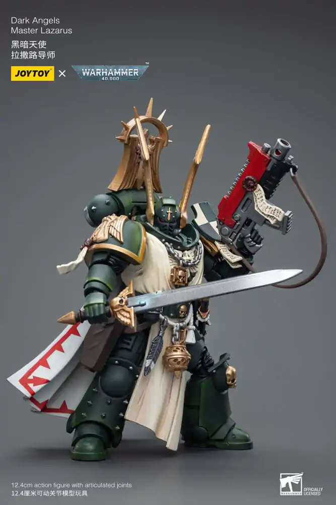 Warhammer 40k Akčná figúrka 1/18 Dark Angels Master Lazarus 12 cm termékfotó