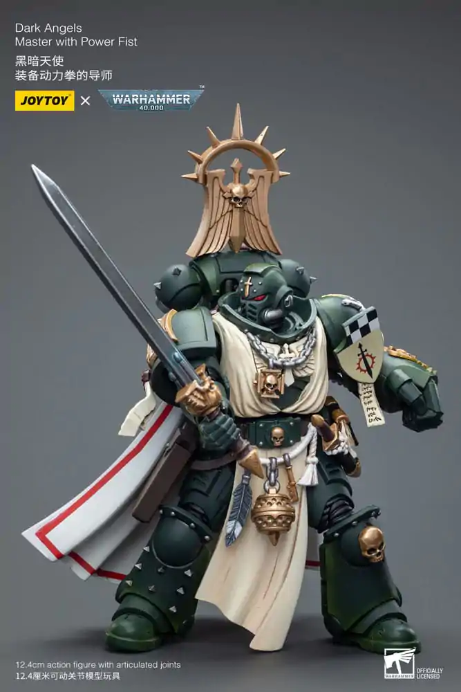 Warhammer 40k Akčná figúrka 1/18 Dark Angels Master with Power Fist 12 cm termékfotó