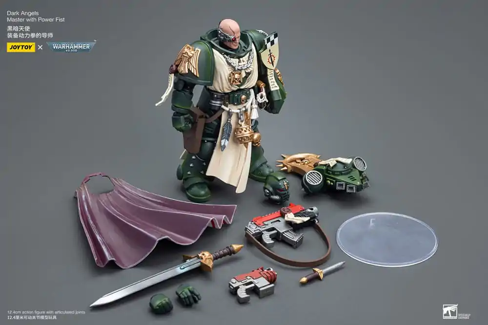 Warhammer 40k Akčná figúrka 1/18 Dark Angels Master with Power Fist 12 cm termékfotó