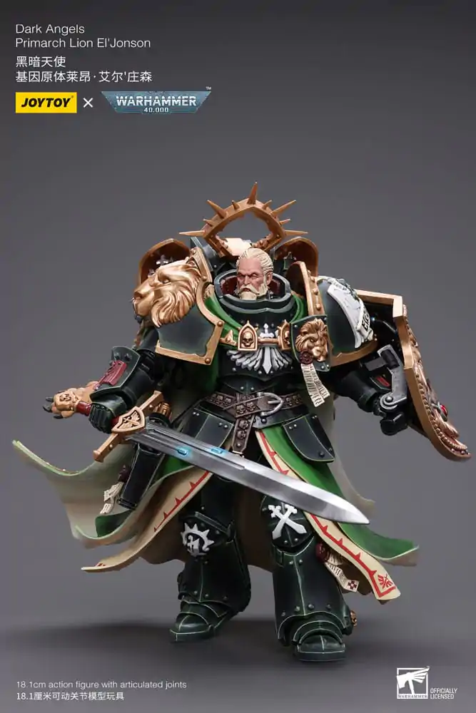 Warhammer 40k Akčná figúrka 1/18 Dark Angels Primarch Lion El' Jonson 18 cm produktová fotografia