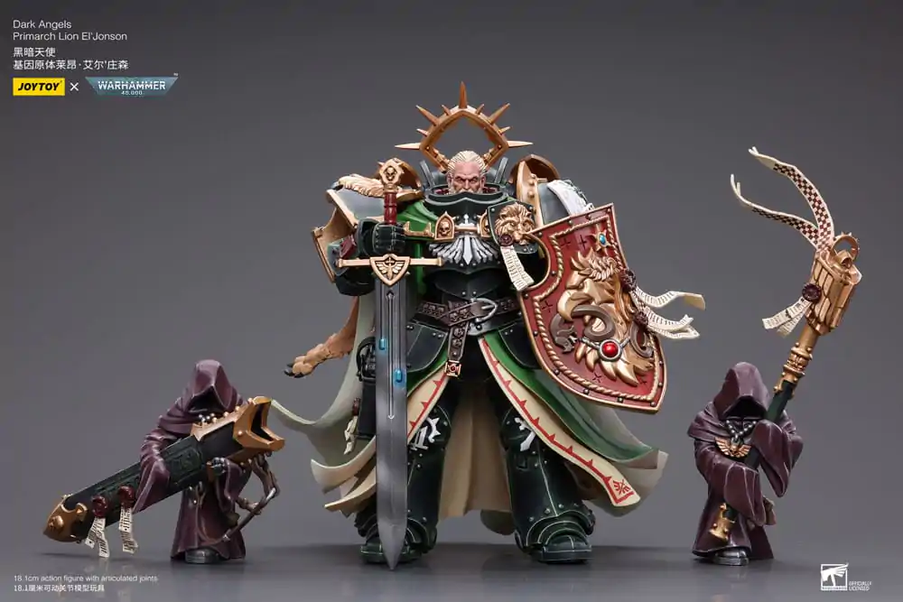 Warhammer 40k Akčná figúrka 1/18 Dark Angels Primarch Lion El' Jonson 18 cm produktová fotografia