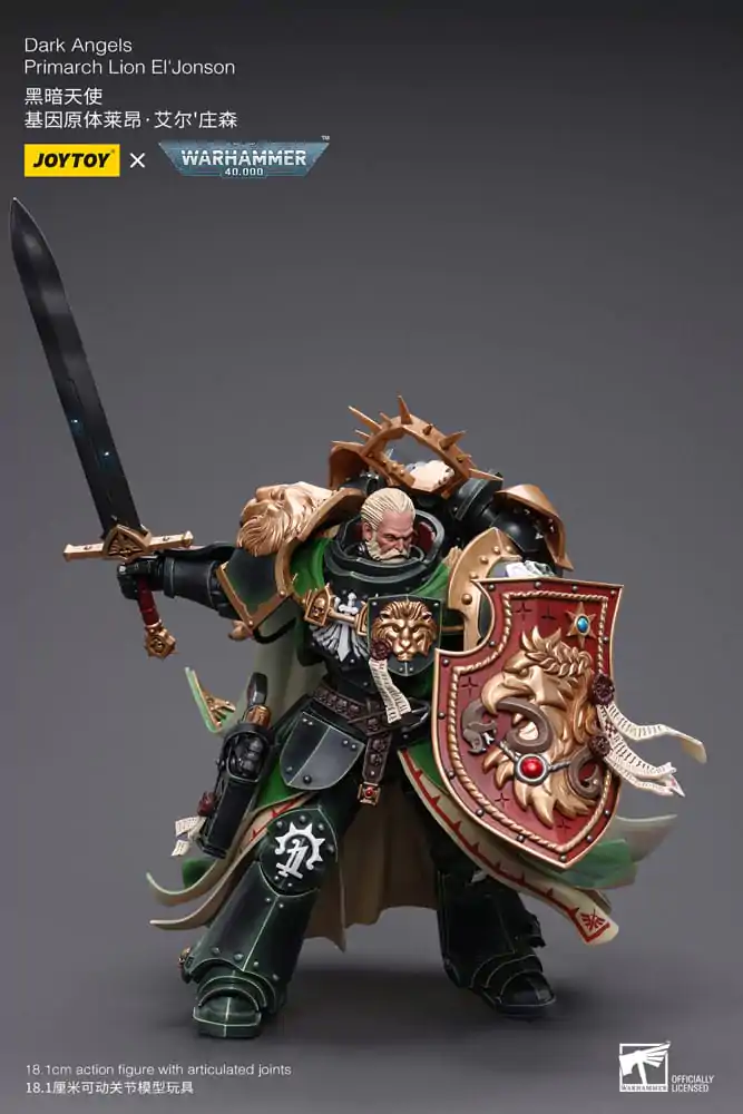 Warhammer 40k Akčná figúrka 1/18 Dark Angels Primarch Lion El' Jonson 18 cm produktová fotografia