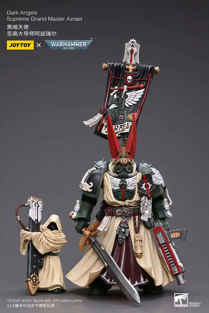 Warhammer 40k akčná figúrka 1/18 Dark Angels Supreme Grand Master Azrael 13 cm termékfotó