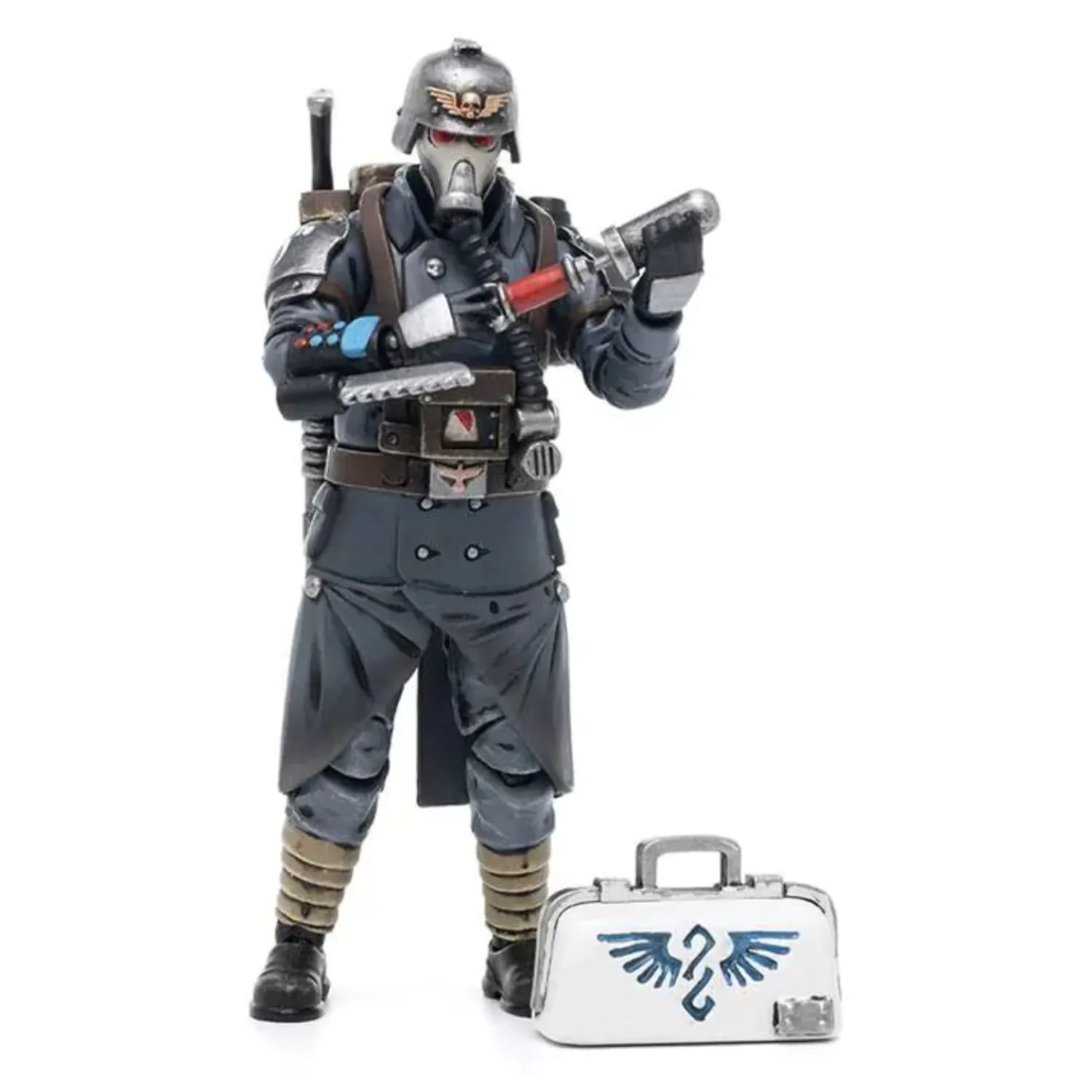 Warhammer 40k akčná figúrka 1/18 Death Korps of Krieg Veteran Squad Guardsman Medic 10 cm produktová fotografia