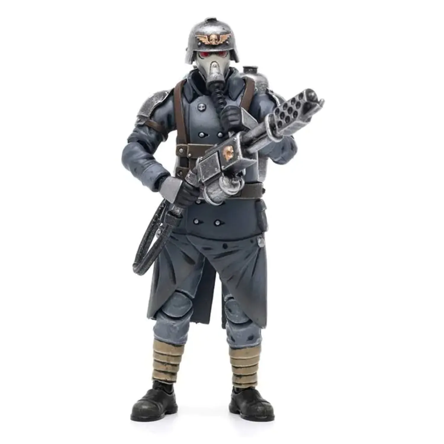 Warhammer 40k akčná figúrka 1/18 Death Korps of Krieg Veteran Squad Guardsman s plameňometom 10 cm produktová fotografia