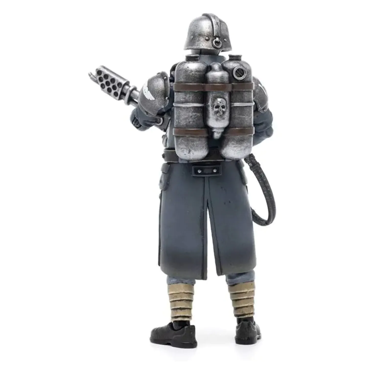 Warhammer 40k akčná figúrka 1/18 Death Korps of Krieg Veteran Squad Guardsman s plameňometom 10 cm produktová fotografia