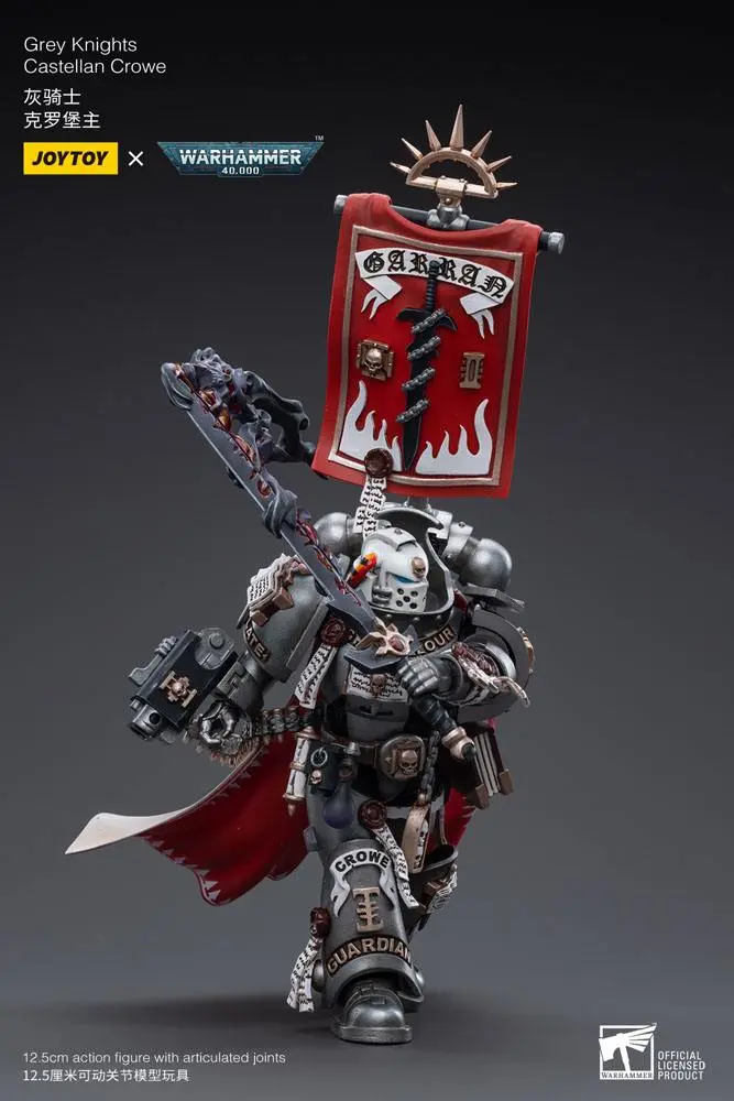 Warhammer 40k Akčná figúrka 1/18 Grey Knights Castellan Crowe 12 cm produktová fotografia