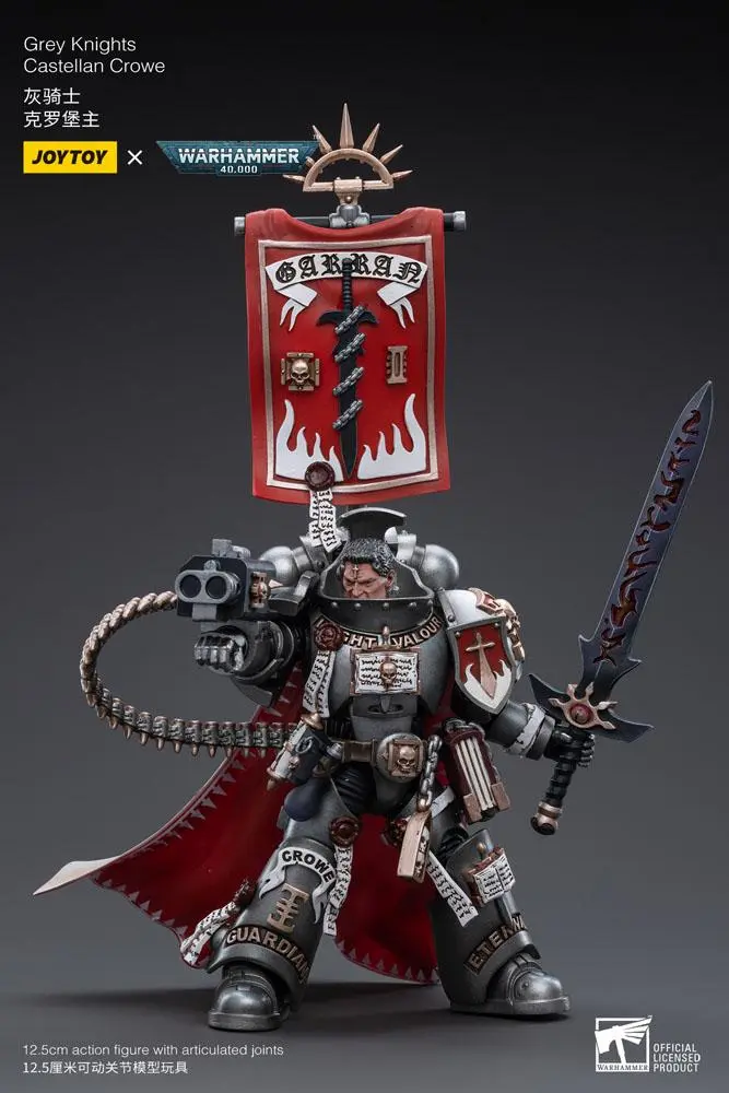 Warhammer 40k Akčná figúrka 1/18 Grey Knights Castellan Crowe 12 cm produktová fotografia