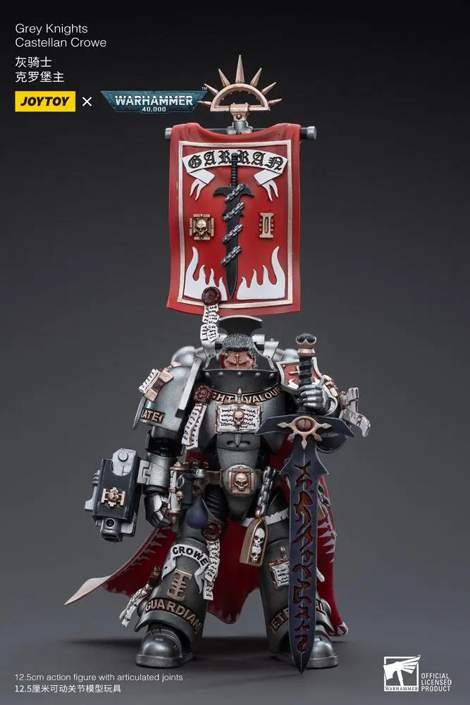 Warhammer 40k Akčná figúrka 1/18 Grey Knights Castellan Crowe 12 cm produktová fotografia