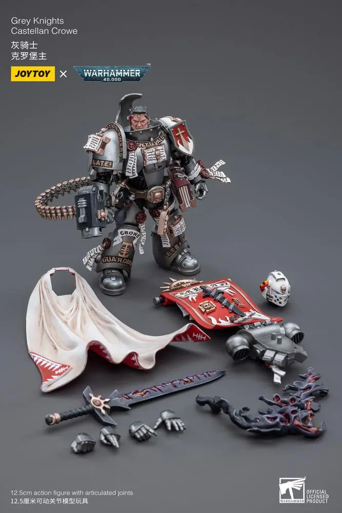 Warhammer 40k Akčná figúrka 1/18 Grey Knights Castellan Crowe 12 cm produktová fotografia
