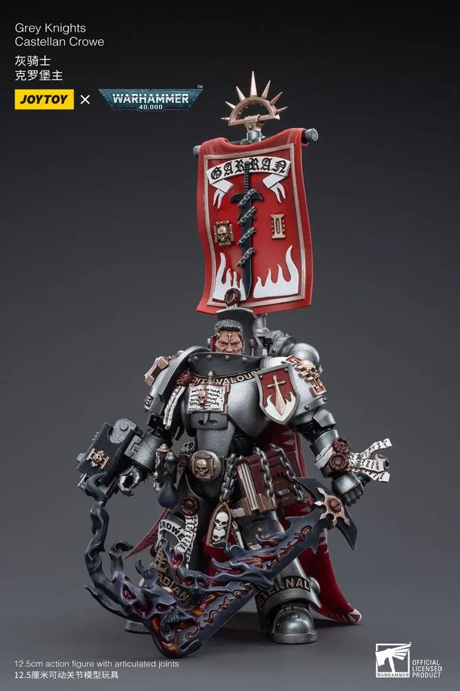 Warhammer 40k Akčná figúrka 1/18 Grey Knights Castellan Crowe 12 cm produktová fotografia