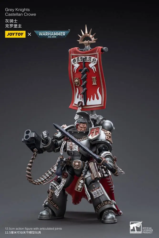 Warhammer 40k Akčná figúrka 1/18 Grey Knights Castellan Crowe 12 cm produktová fotografia
