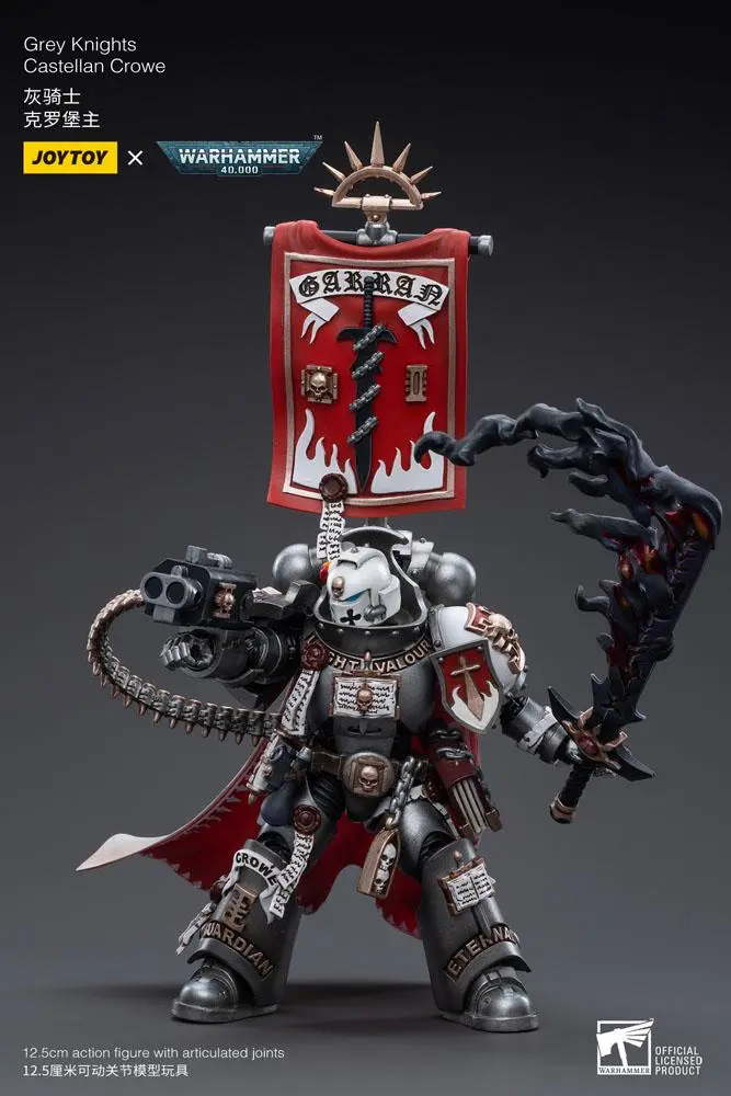 Warhammer 40k Akčná figúrka 1/18 Grey Knights Castellan Crowe 12 cm produktová fotografia
