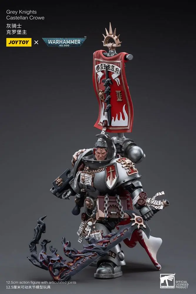 Warhammer 40k Akčná figúrka 1/18 Grey Knights Castellan Crowe 12 cm produktová fotografia