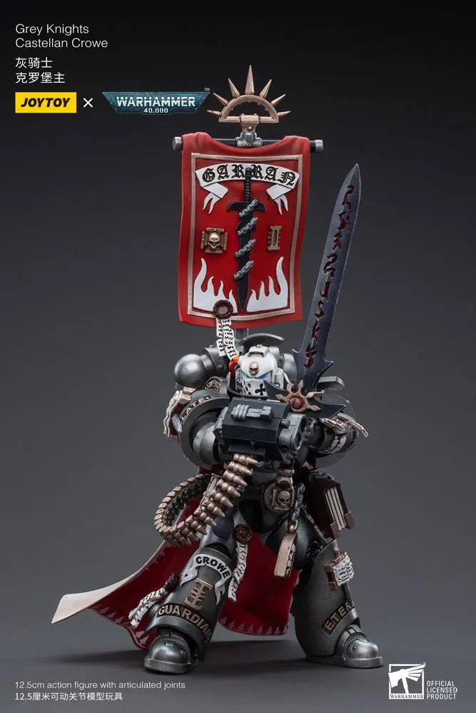 Warhammer 40k Akčná figúrka 1/18 Grey Knights Castellan Crowe 12 cm produktová fotografia
