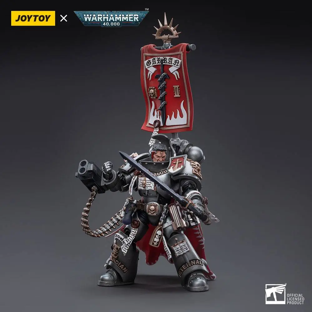 Warhammer 40k Akčná figúrka 1/18 Grey Knights Castellan Crowe 12 cm produktová fotografia