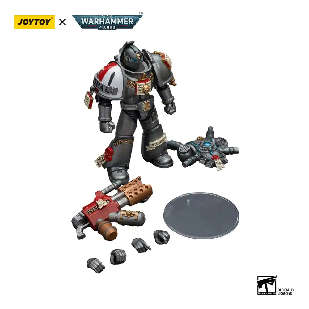 Warhammer 40k Akčná figúrka 1/18 Grey Knights Interceptor Squad Interceptor s Incinerator 12 cm produktová fotografia