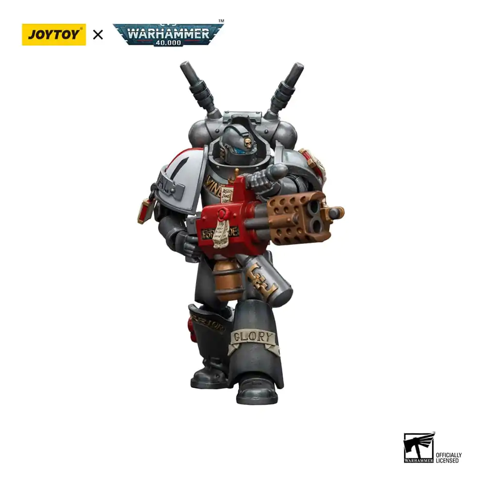 Warhammer 40k Akčná figúrka 1/18 Grey Knights Interceptor Squad Interceptor s Incinerator 12 cm produktová fotografia