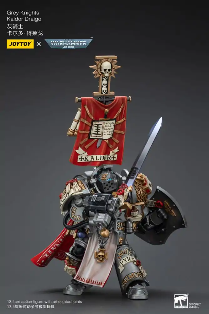 Warhammer 40k akčná figúrka 1/18 Grey Knights Kaldor Draigo 12 cm termékfotó