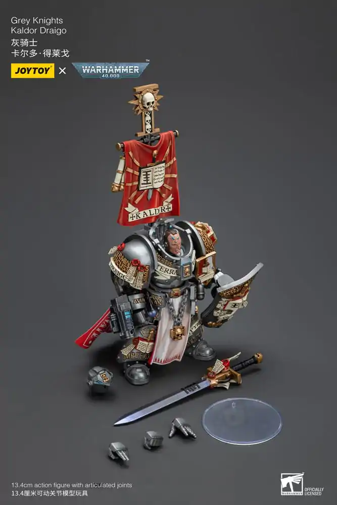 Warhammer 40k akčná figúrka 1/18 Grey Knights Kaldor Draigo 12 cm termékfotó