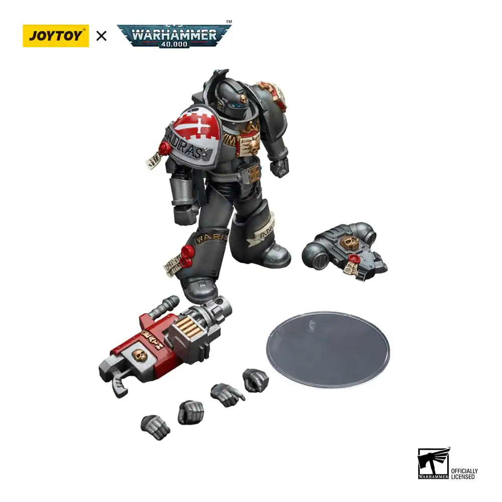 Warhammer 40k Akčná figúrka 1/18 Grey Knights Strike Squad Grey Knight s Psycannon 12 cm produktová fotografia