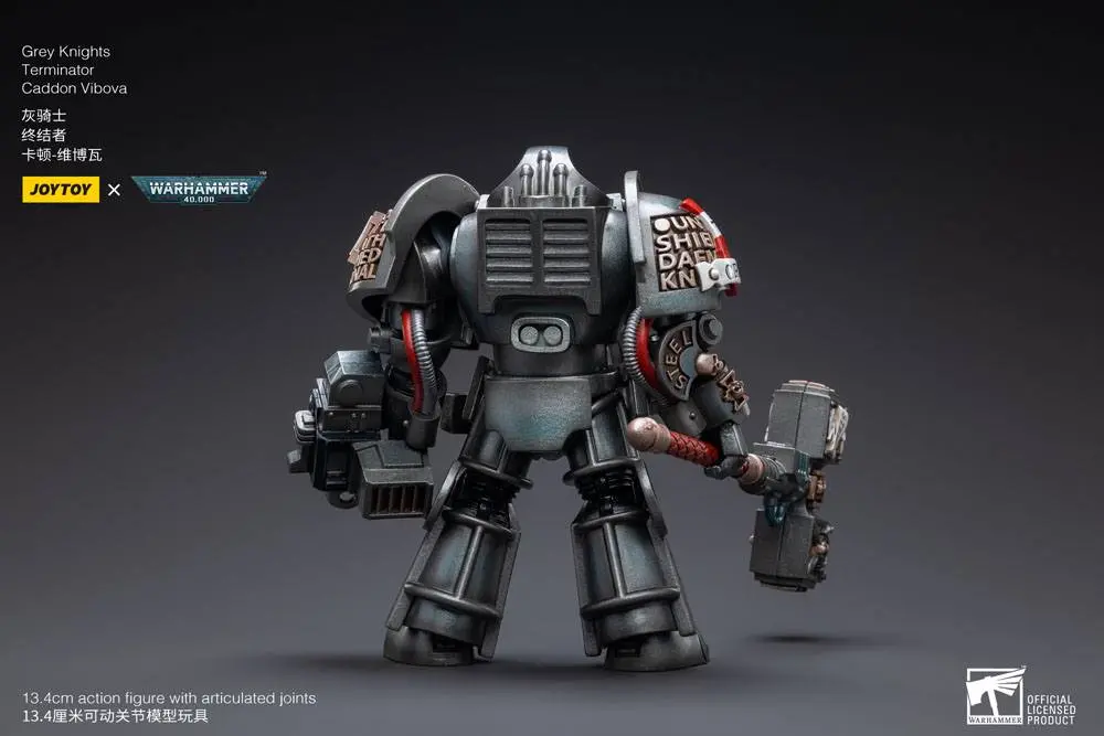 Warhammer 40k Akčná figúrka 1/18 Grey Knights Terminator Caddon Vibova 13 cm produktová fotografia